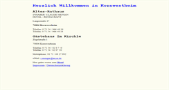 Desktop Screenshot of kornwestheim-hotel.de